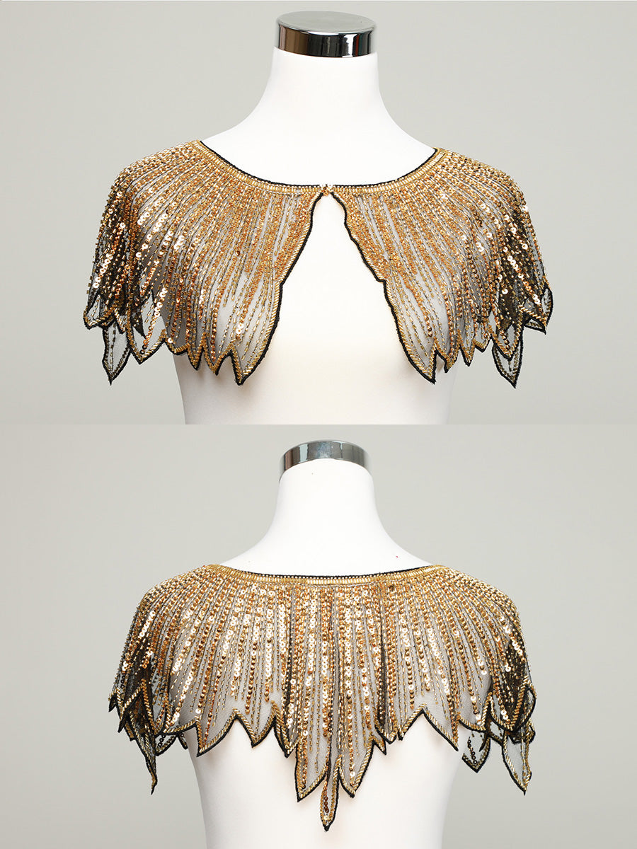 Irregular Sparkly Tulle Shawl For Special Occasions