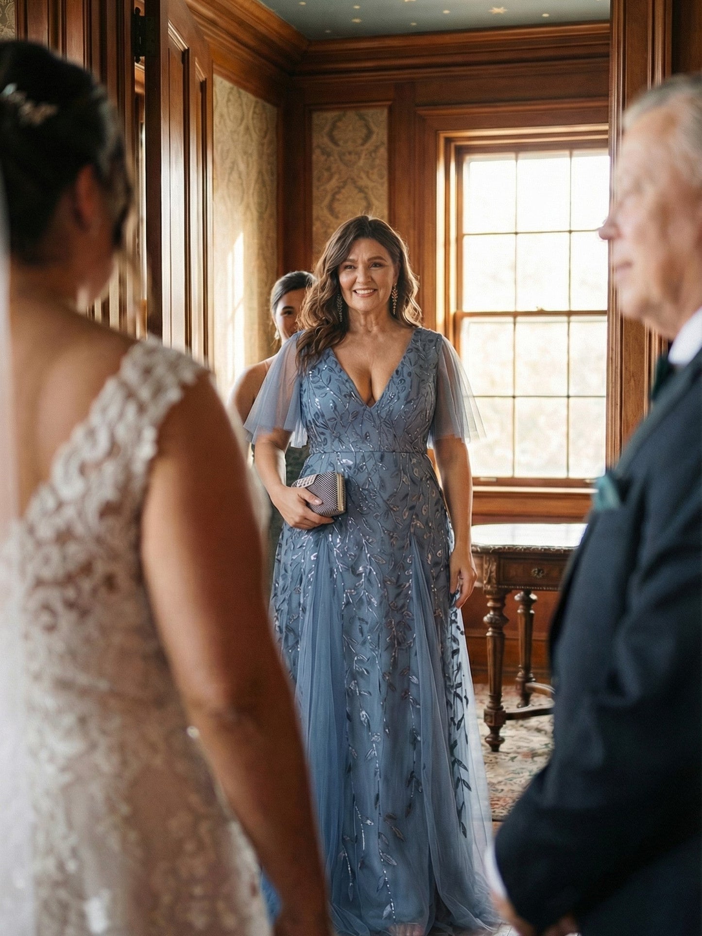 pretty ASTRAL|Plus Size Floor Length Formal Evening Gowns for Weddings