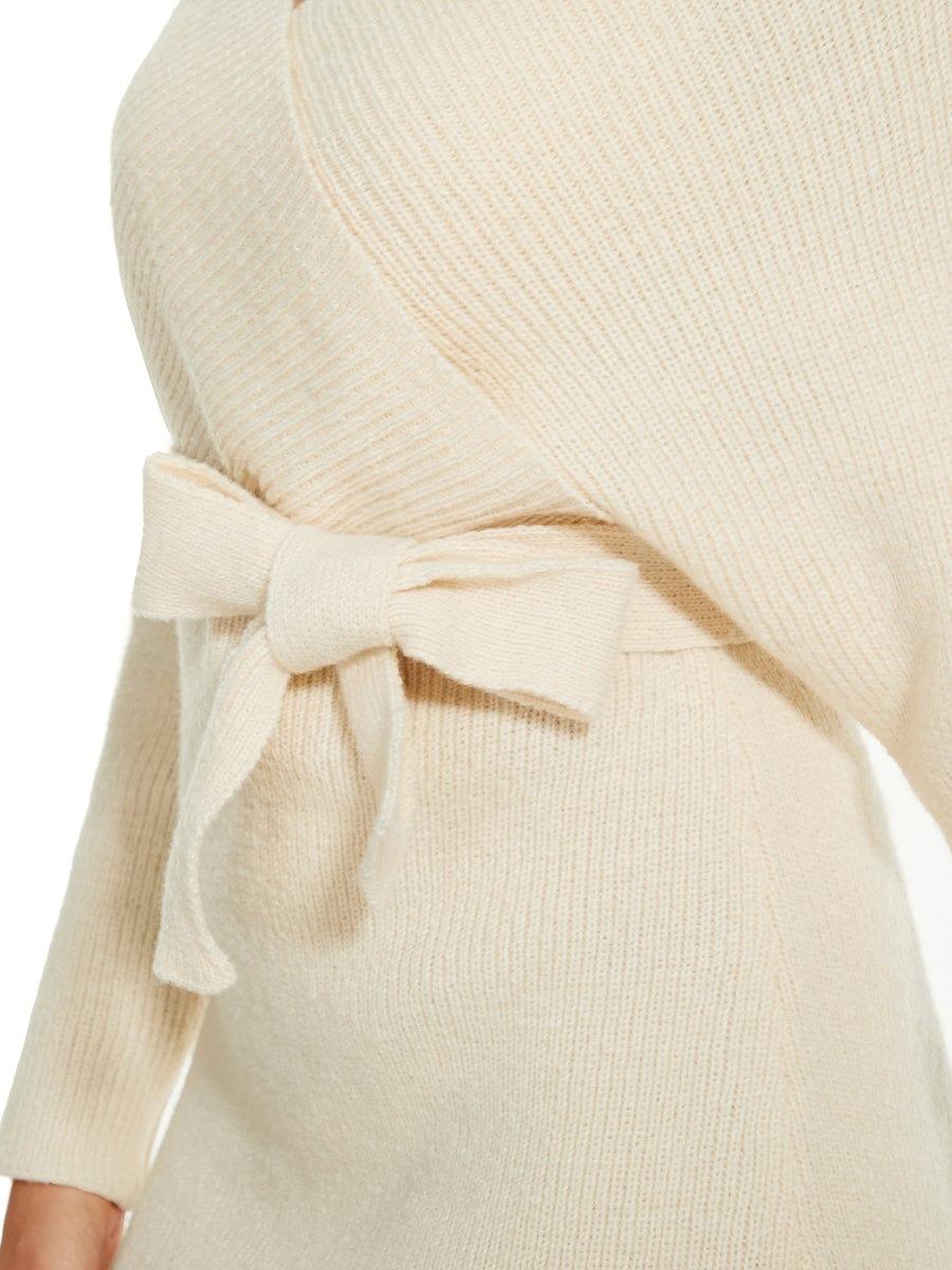 ever RACHELLE|V-Neck Wrap Long Dolman Sleeve Knit Bodycon Sweater Dress