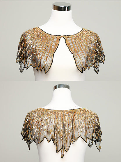 Irregular Sparkly Tulle Shawl For Special Occasions