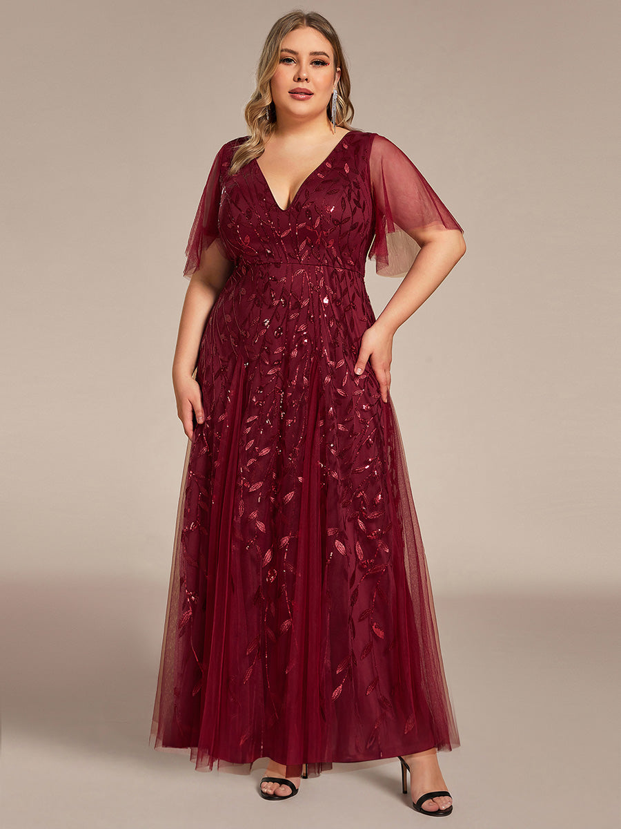 pretty ASTRAL|Plus Size Floor Length Formal Evening Gowns for Weddings