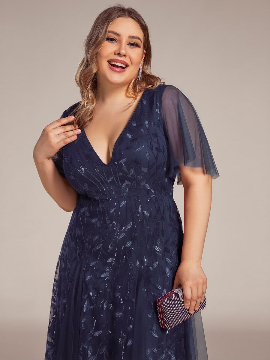 pretty ASTRAL|Plus Size Floor Length Formal Evening Gowns for Weddings