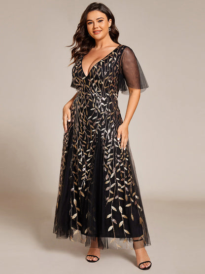 pretty ASTRAL|Plus Size Floor Length Formal Evening Gowns for Weddings