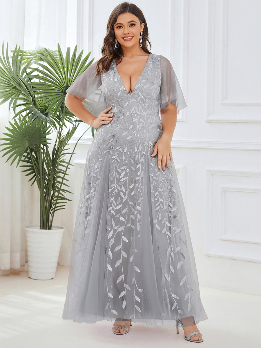 pretty ASTRAL|Plus Size Floor Length Formal Evening Gowns for Weddings