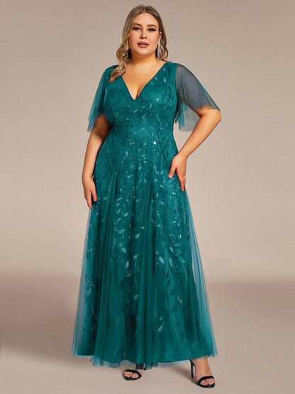pretty ASTRAL|Plus Size Floor Length Formal Evening Gowns for Weddings