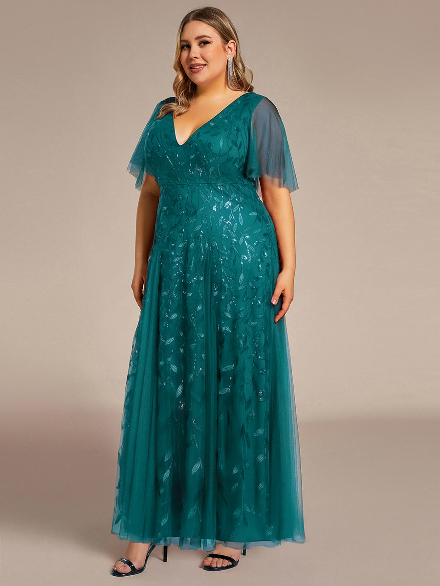 pretty ASTRAL|Plus Size Floor Length Formal Evening Gowns for Weddings