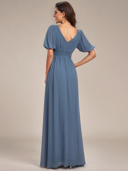 Dusty Blue Bridesmaid Gowns