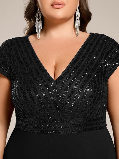 ever BAYLOR|A-Line V-Neck Wedding Guest Dress