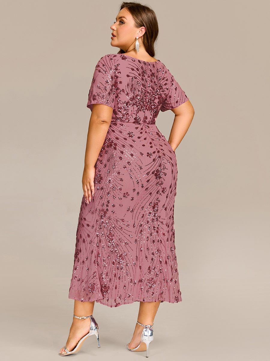 pretty HAYLEN|Plus Size Sequin Mermaid Formal Dress