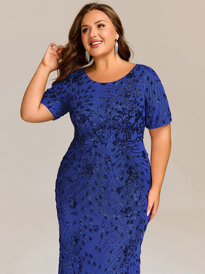 ever HAYLEN|Sequin Mermaid Round Neck Dress