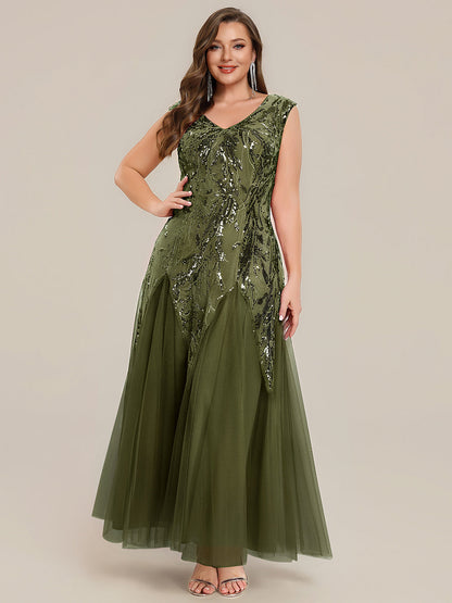 ever FREYA|Glitter Embroidered Cap Sleeve High Stretch Mother of the Bride Dress