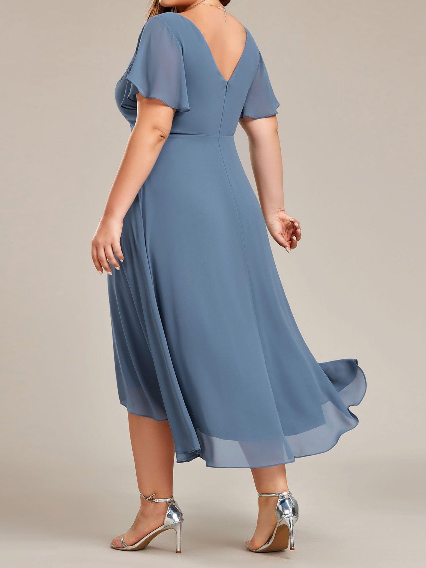 Dusty Blue Bridesmaid Gowns