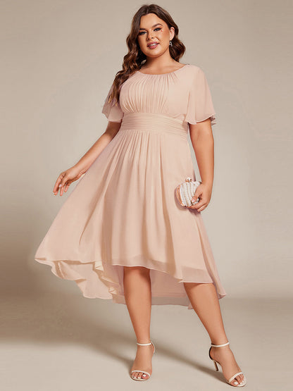 pretty EDEN|Plus Size Flowy Chiffon Bridesmaid Dress