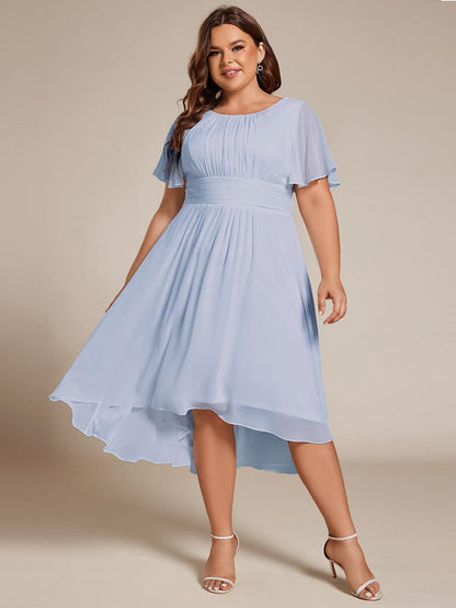 pretty EDEN|Plus Size Flowy Chiffon Bridesmaid Dress