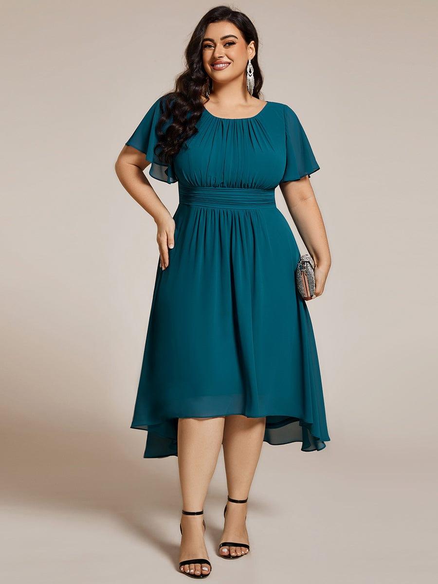 pretty EDEN|Plus Size Flowy Chiffon Bridesmaid Dress