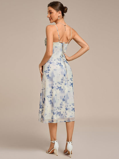 ever ELYRA|Bodycon Mesh Sleeveless Wedding Guest Dress