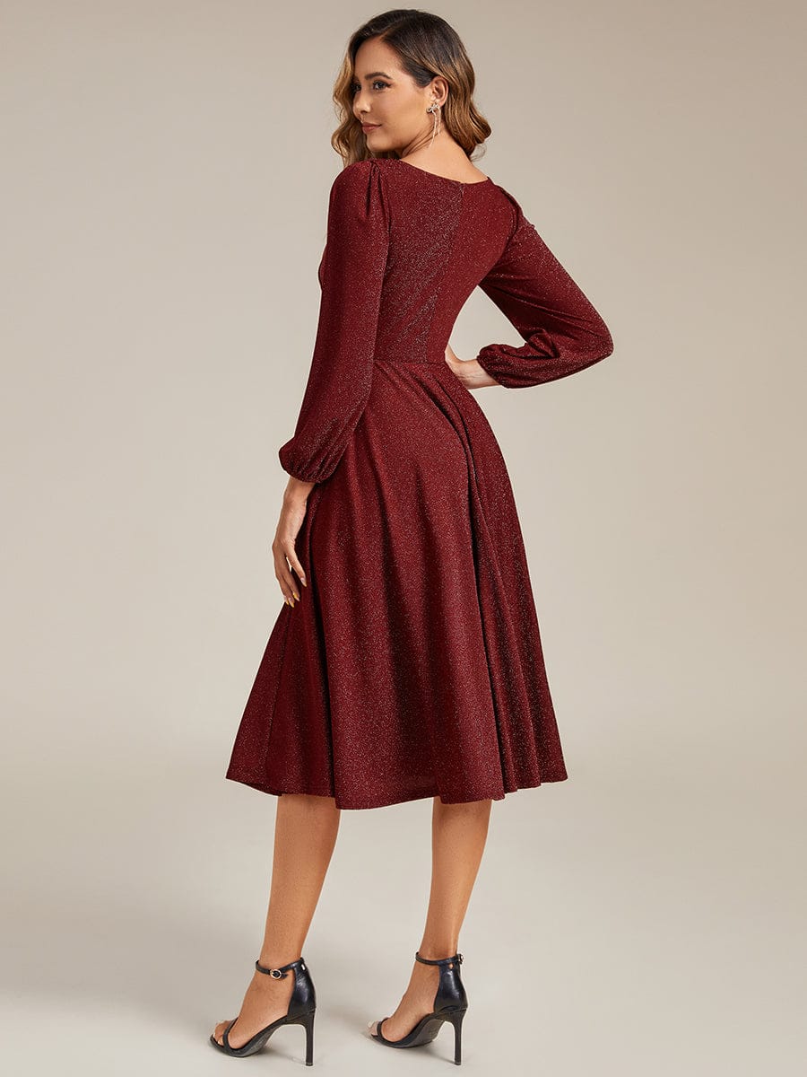 ever GREER|With Pocket Glitter Midi Wedding Guest Dress