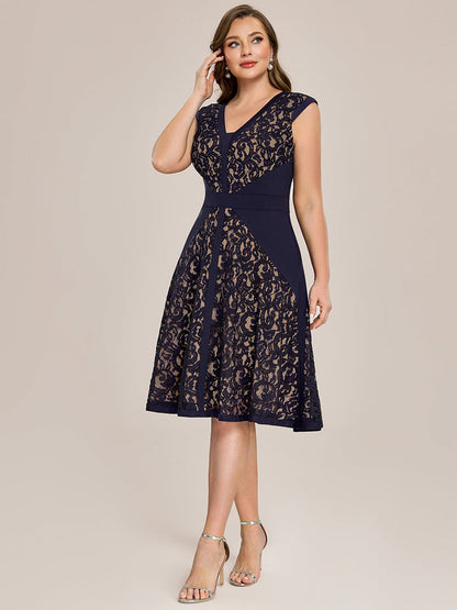 ever TOVE|See-through Lace Sleeveless High Stretch Wedding Guest Dress