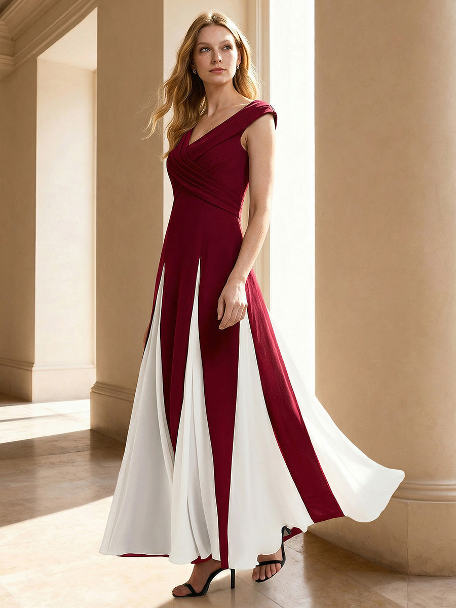 ever ONYX|Elegant Design Knit Cap Sleeve Formal Dress