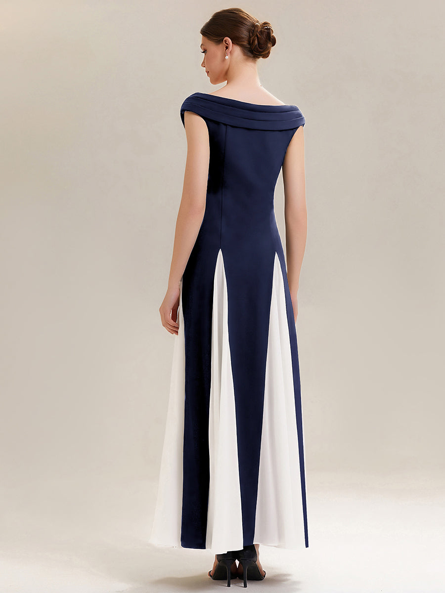 ever ONYX|Elegant Design Knit Cap Sleeve Formal Dress