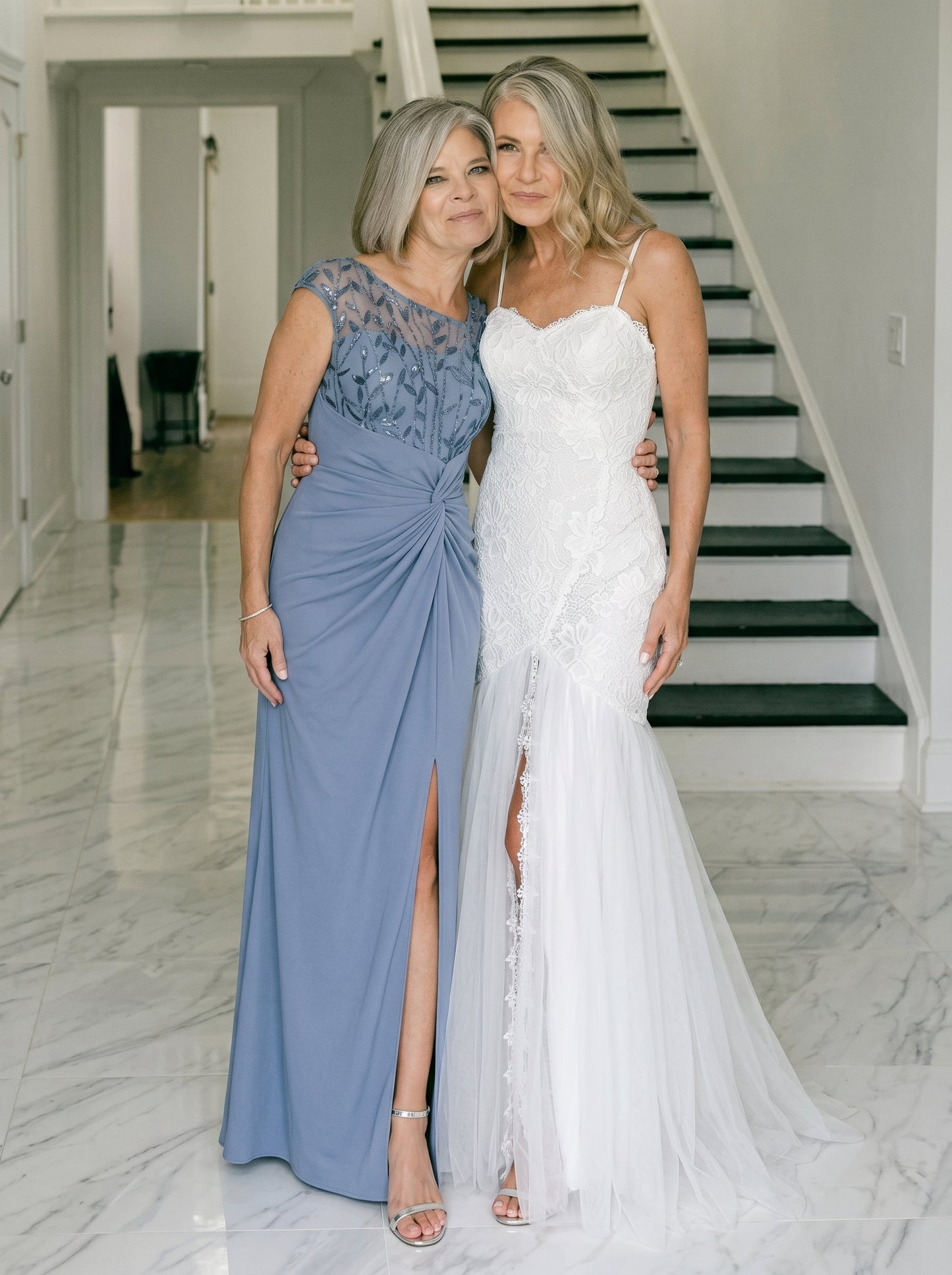 Knotted Crepe Cap Sleeve Wedding Guest Dress