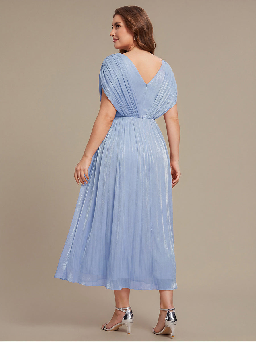 Sea-island filament fabircs Batwing Sleeve Wedding Guest Dress