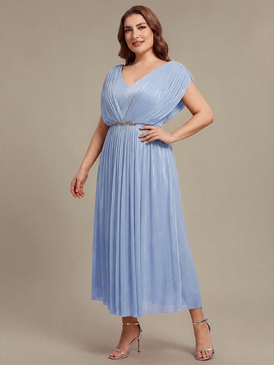 Sea-island filament fabircs Batwing Sleeve Wedding Guest Dress
