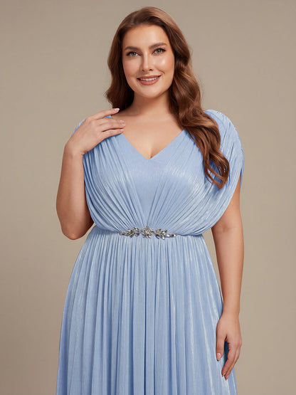 Sea-island filament fabircs Batwing Sleeve Wedding Guest Dress