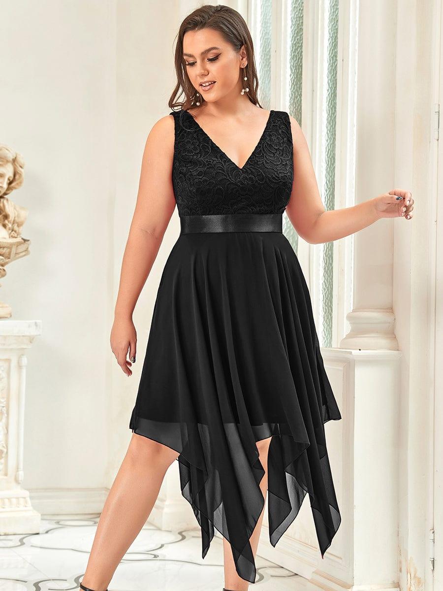 pretty COSTA|Stunning V Neck Prom Lace Dress for Women