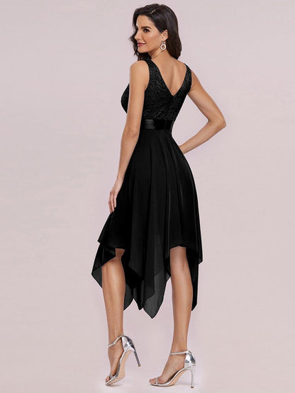 pretty COSTA|Stunning V Neck Prom Lace Dress for Women