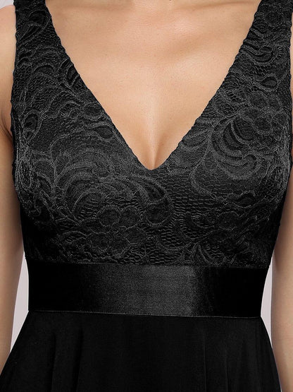 pretty COSTA|Stunning V Neck Prom Lace Dress for Women