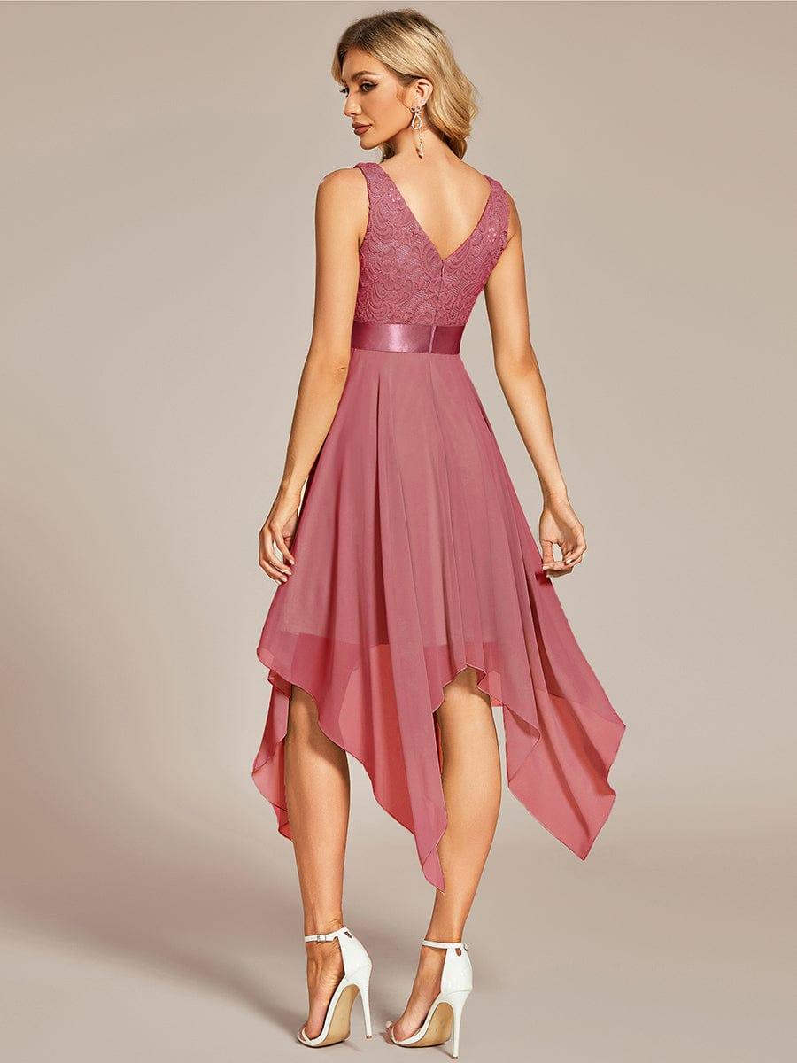 pretty COSTA|Stunning V Neck Prom Lace Dress for Women