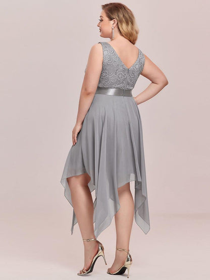 pretty COSTA|Stunning V Neck Prom Lace Dress for Women