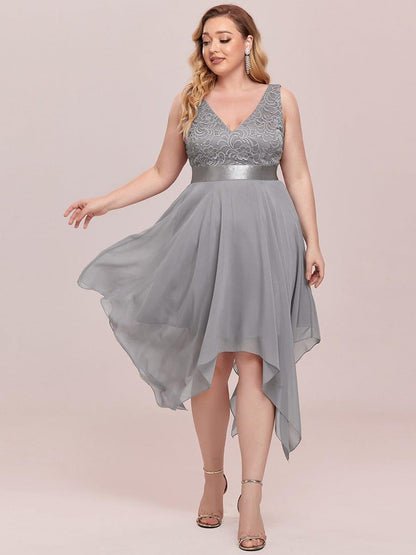 pretty COSTA|Stunning V Neck Prom Lace Dress for Women