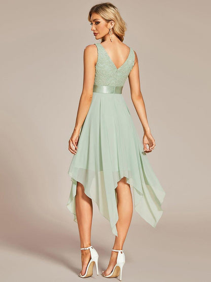 pretty COSTA|Stunning V Neck Prom Lace Dress for Women