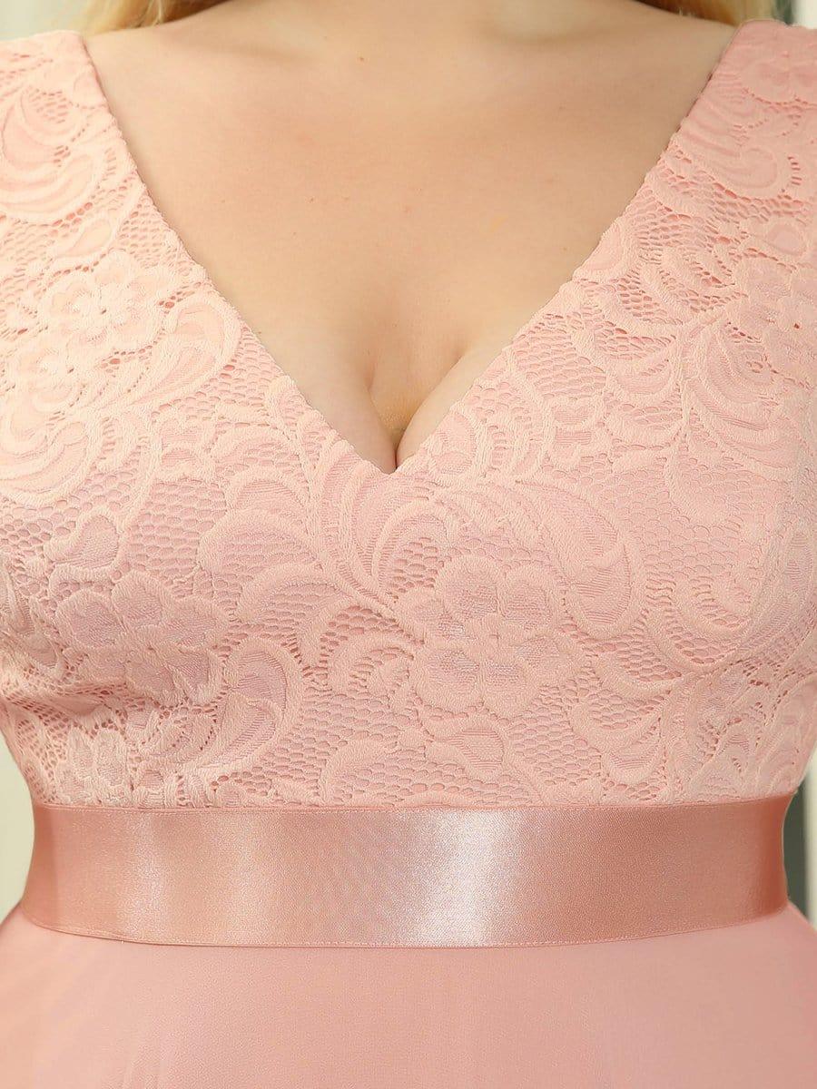 pretty COSTA|Stunning V Neck Prom Lace Dress for Women