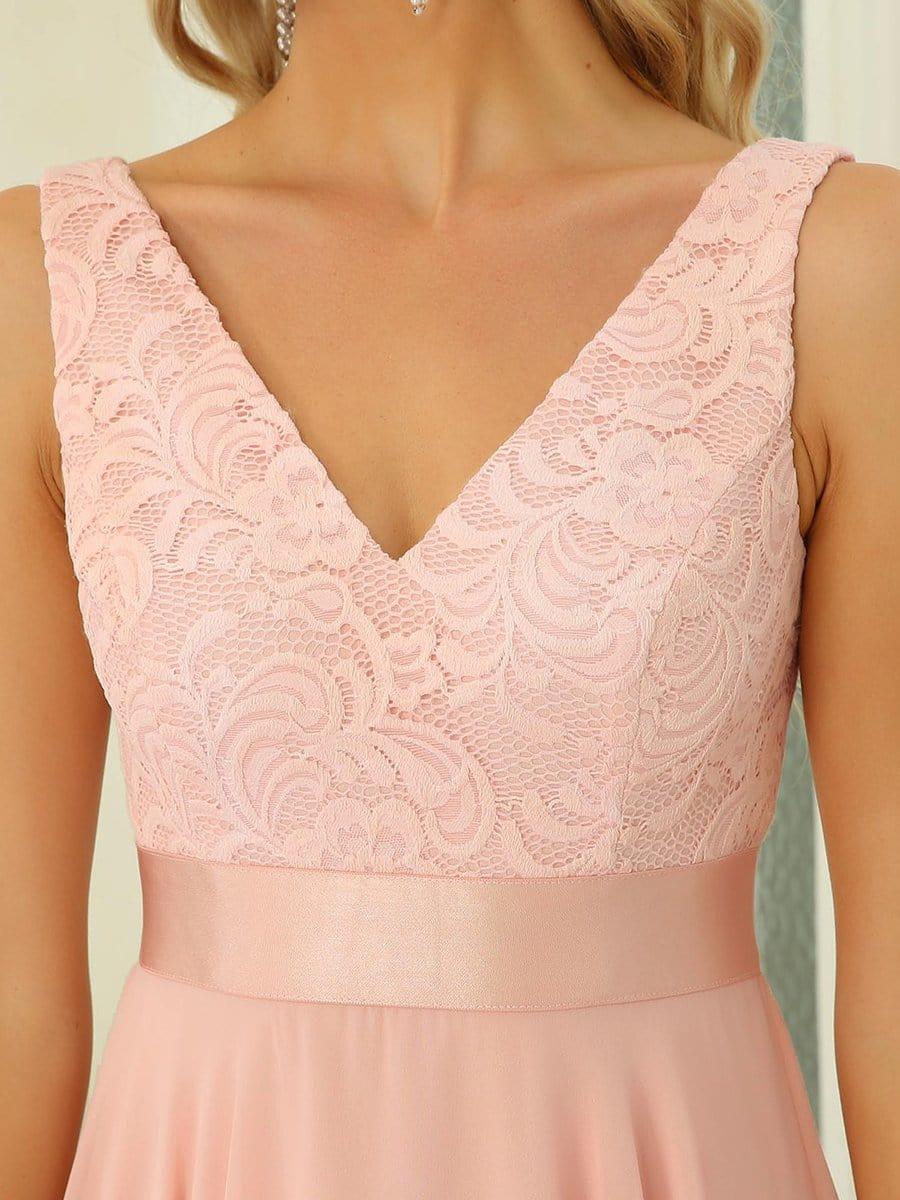 pretty COSTA|Stunning V Neck Prom Lace Dress for Women