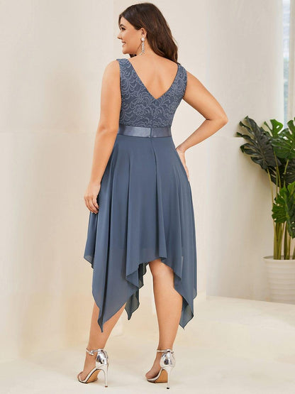 pretty COSTA|Stunning V Neck Prom Lace Dress for Women