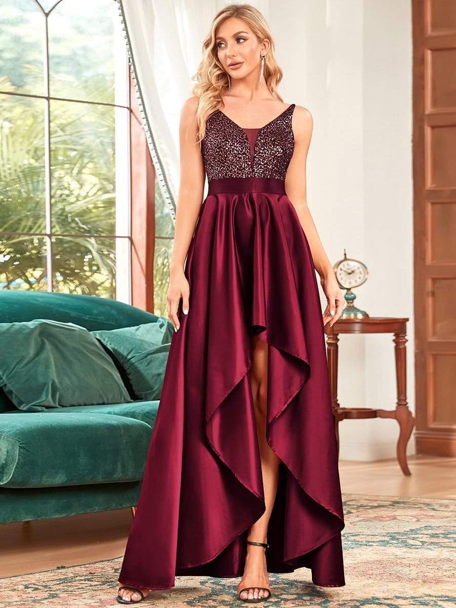ever ALYNA|Sparkly High-Low Cruise Journey Dress