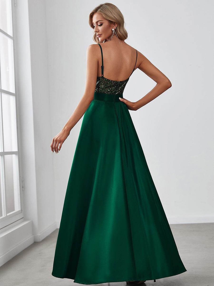 ever ALYNA|Sparkly Bodice High Low Prom Dresses for Women