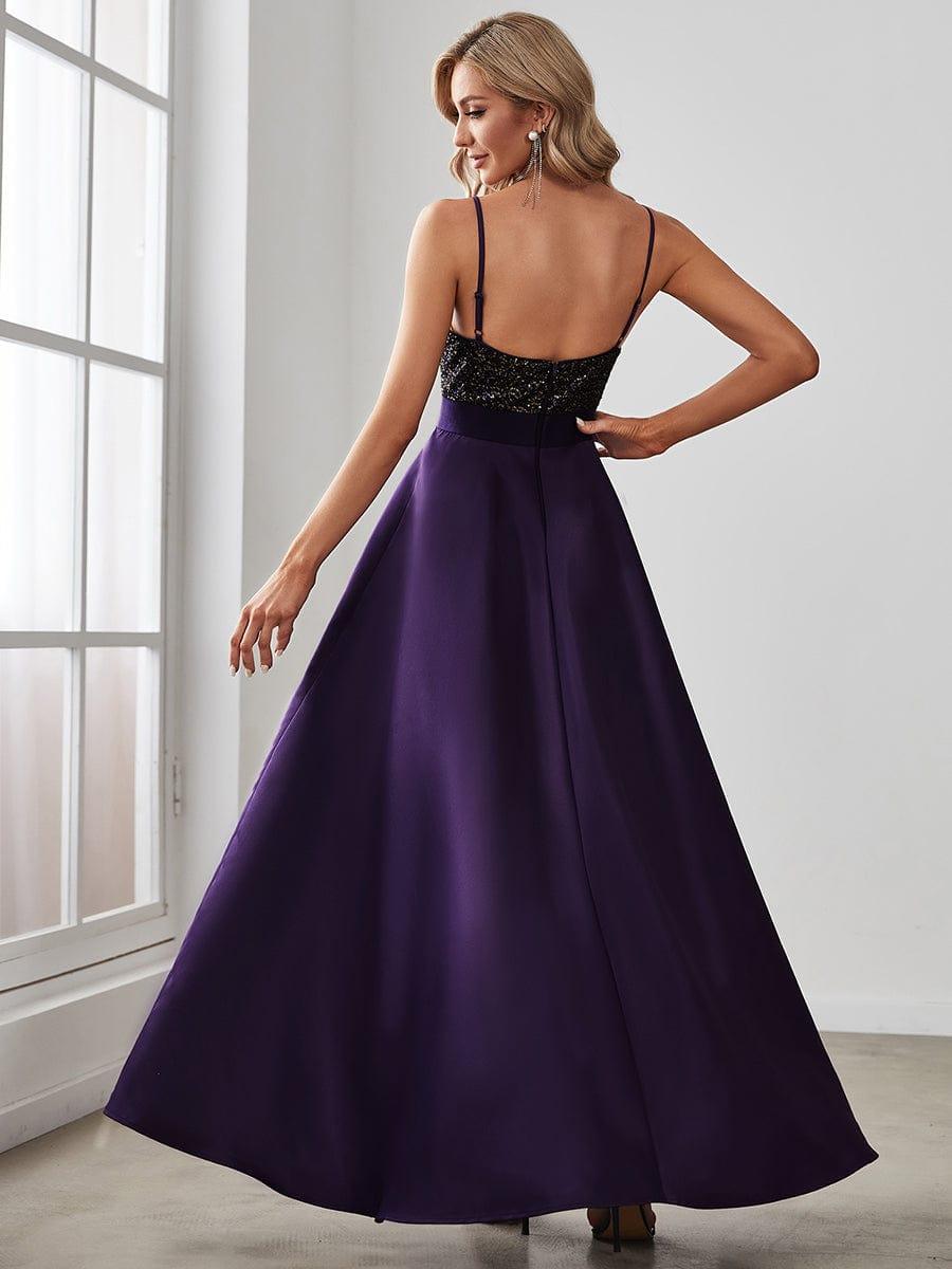 ever ALYNA|Sparkly Bodice High Low Prom Dresses for Women