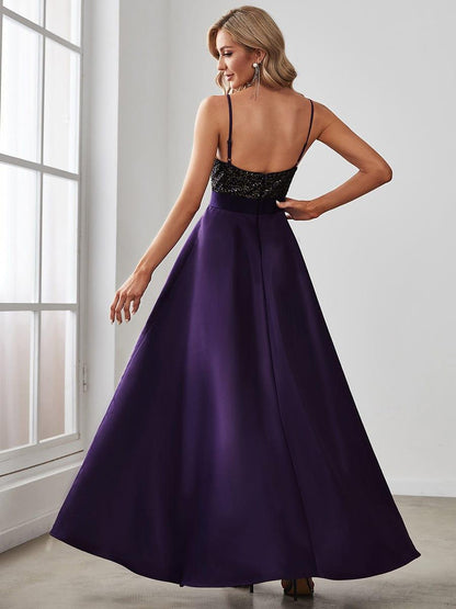 ever ALYNA|Sparkly High-Low Cruise Journey Dress