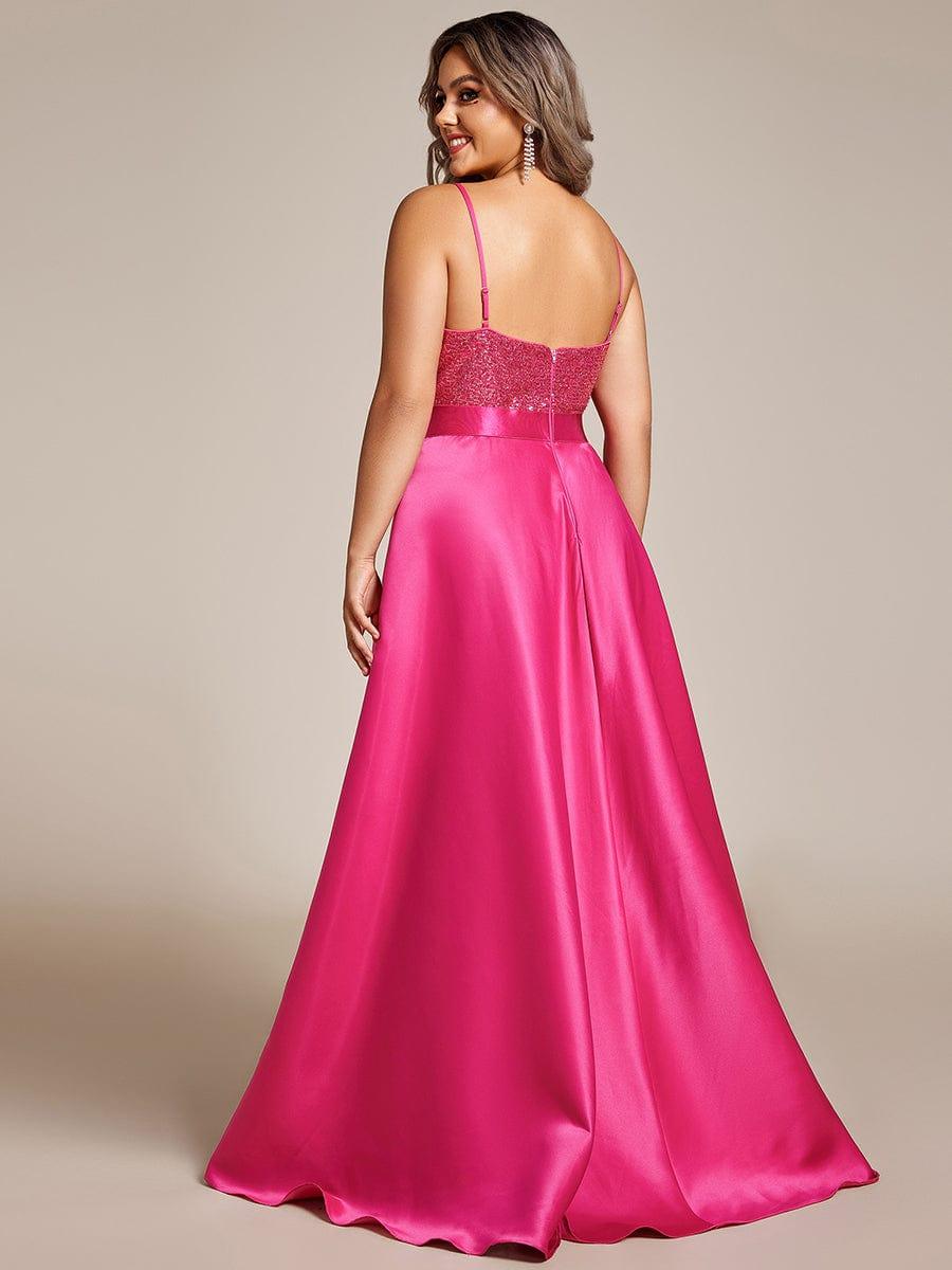 ever ALYNA|Sparkly Bodice High Low Prom Dresses for Women