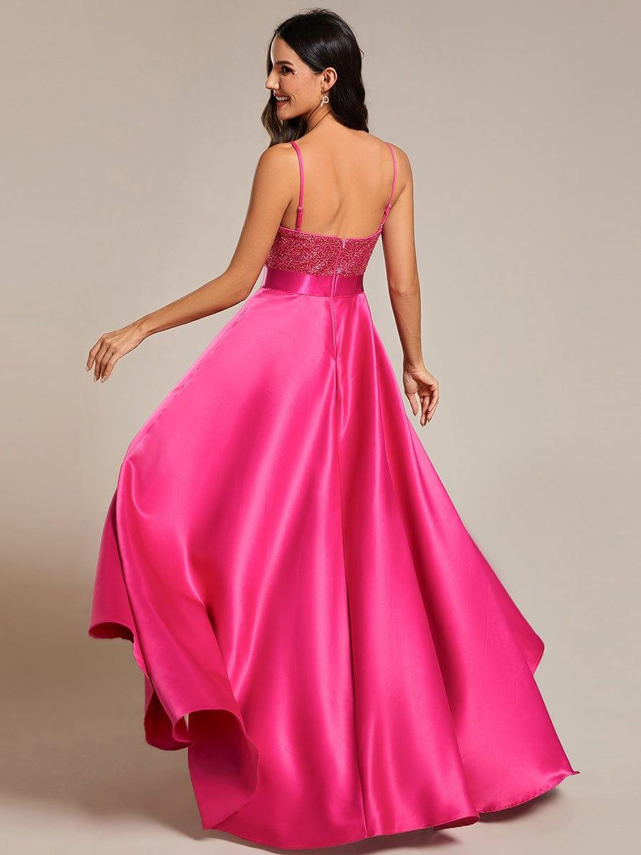ever ALYNA|Sparkly Bodice High Low Prom Dresses for Women