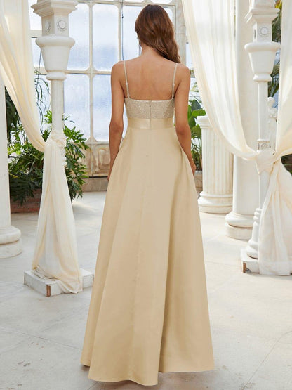 ever ALYNA|Sparkly High-Low Cruise Journey Dress