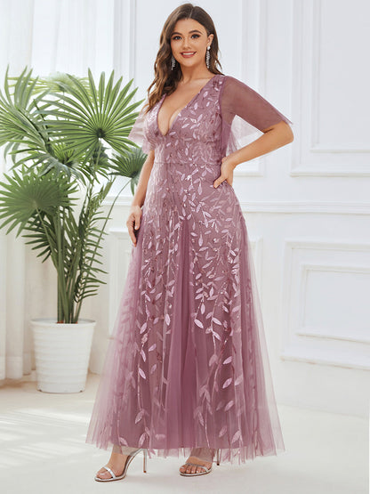 pretty ASTRAL|Plus Size Floor Length Formal Evening Gowns for Weddings