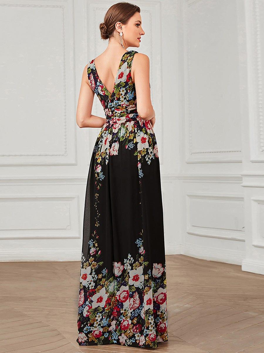 ever HUSH|Chiffon Empire Waist Sleeveless Pleated Bridesmaid Dress