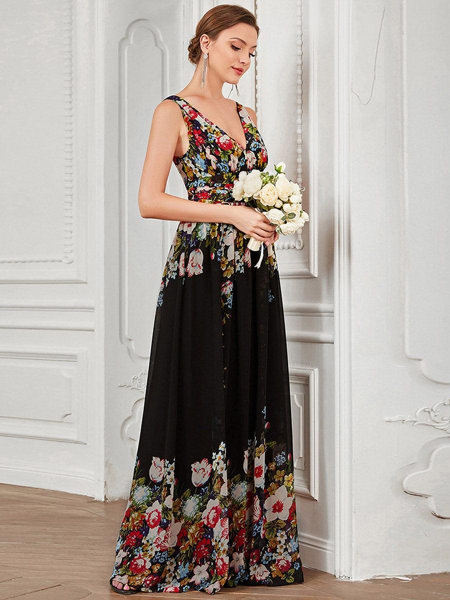 ever HUSH|Chiffon Empire Waist Sleeveless Pleated Bridesmaid Dress