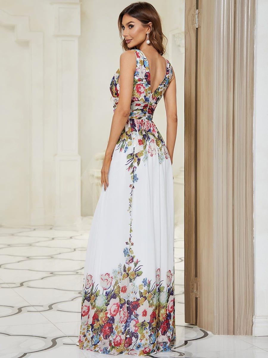 ever HUSH|Chiffon Empire Waist Sleeveless Pleated Bridesmaid Dress