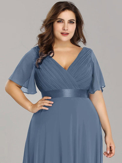 Dusty Blue Bridesmaid Gowns